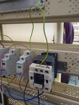 Electronic laboratory automation experiment Stock Photos