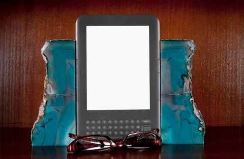 Electronic library Stock Photos