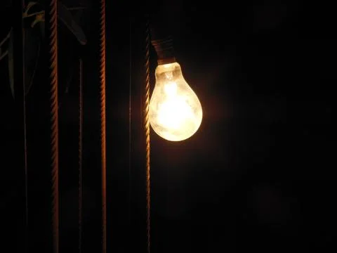 Electronic Light Bulbs 100 W Stock Photos