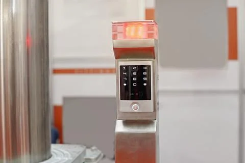 Electronic Lock Numeric Pad Stock Photos