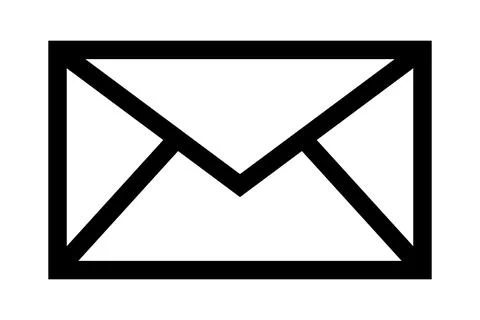 Electronic mail envelope icon. Vector. Stock Illustration