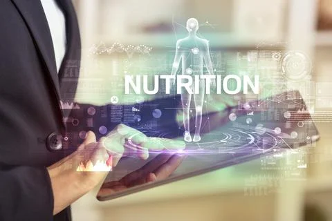 Electronic medical record, tech concept Stock Photos