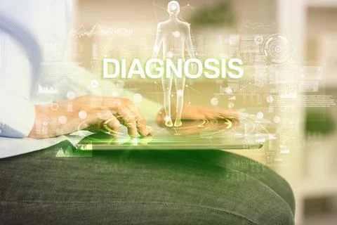 Electronic medical record, tech concept 스톡 사진