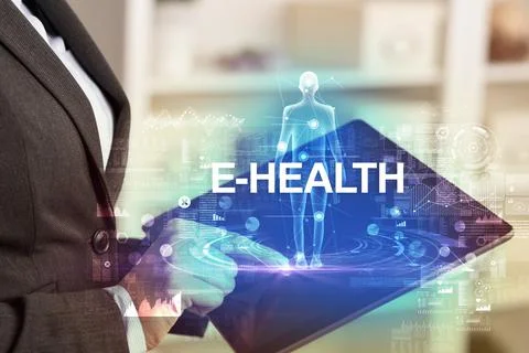 Electronic medical record, tech concept Stock Photos