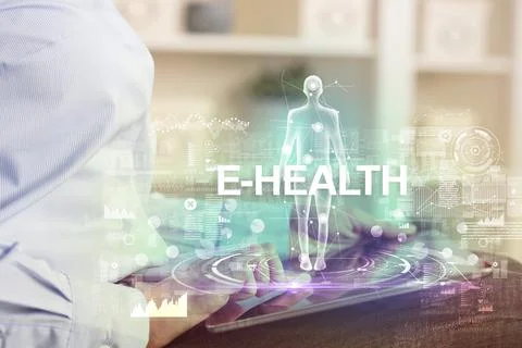 Electronic medical record, tech concept Stock Photos