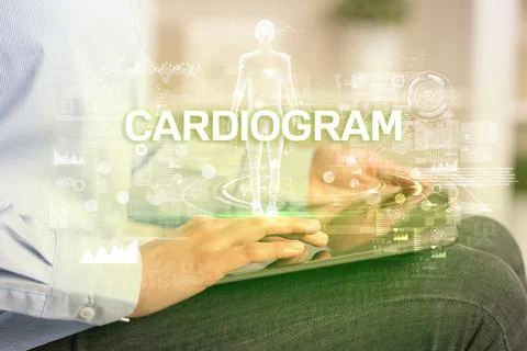 Electronic medical record, tech concept Stock Photos