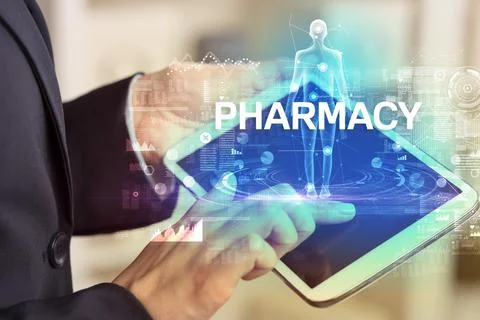 Electronic medical record, tech concept 스톡 사진