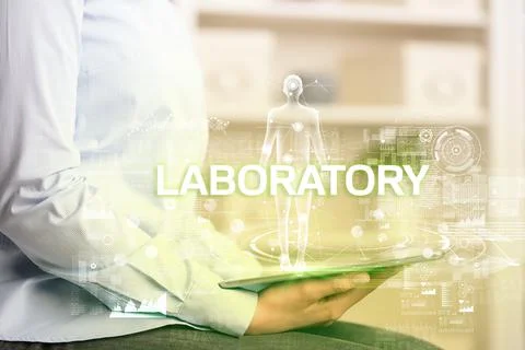 Electronic medical record, tech concept Stock Photos