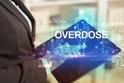 Electronic medical record, tech concept Stock Photos