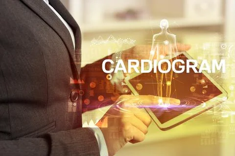 Electronic medical record, tech concept Stock Photos