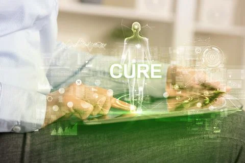 Electronic medical record, tech concept Stock Photos