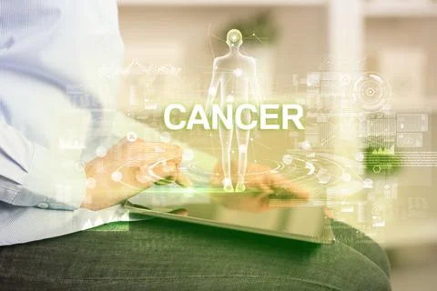Electronic medical record, tech concept Stock Photos