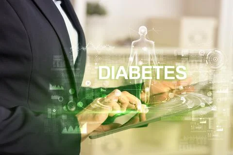 Electronic medical record, tech concept Stock Photos