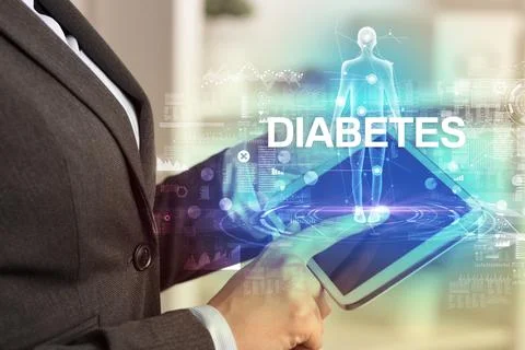Electronic medical record, tech concept Stock Photos
