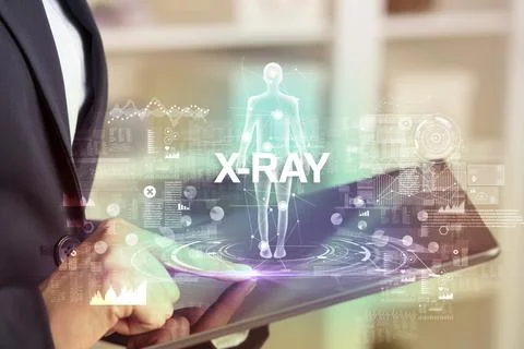 Electronic medical record, tech concept Stock Photos