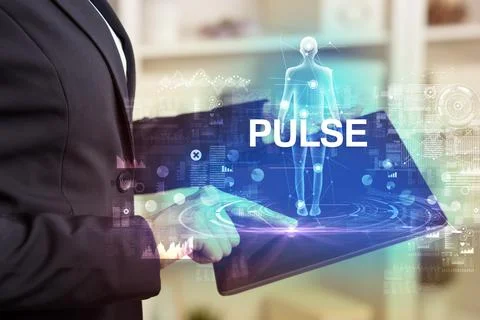 Electronic medical record, tech concept Stock Photos