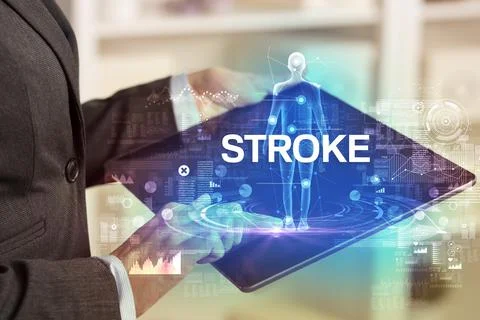 Electronic medical record, tech concept Stock Photos