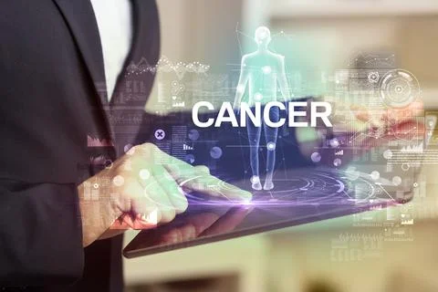Electronic medical record, tech concept Stock Photos