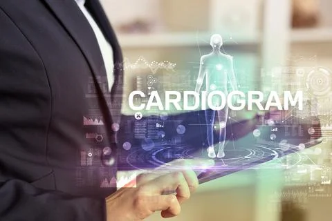 Electronic medical record, tech concept Stock Photos