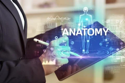 Electronic medical record, tech concept Stock Photos