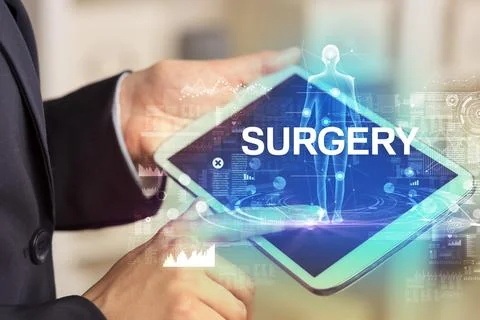 Electronic medical record, tech concept 스톡 사진