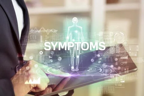Electronic medical record, tech concept Stock Photos