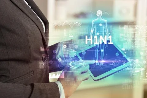 Electronic medical record, tech concept Stock Photos