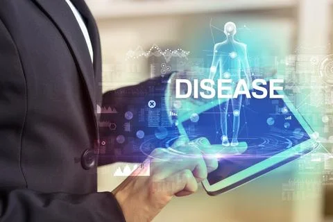 Electronic medical record, tech concept Stock Photos