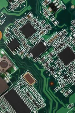 Electronic micro circuit Stock Photos