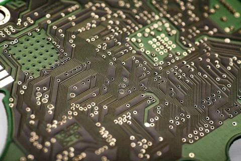 Electronic micro circuit Stock Photos