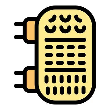 Electronic microchip connecting computing power through circuit board Illustrazione stock