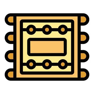 Electronic microchip connecting digital devices and enabling computing power Stock-Illustration