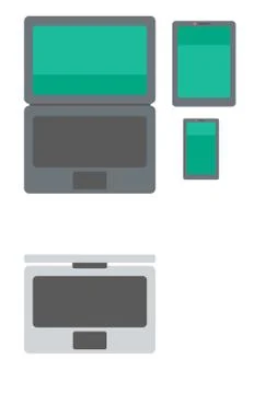 Electronic mobility devices Illustrazione stock