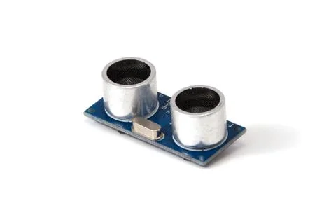 Electronic module ultrasonic isolated Stock Photos