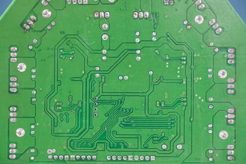 Electronic motherboard, isometric processor 写真素材