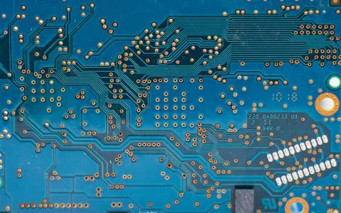 Electronic motherboard, isometric processor 写真素材