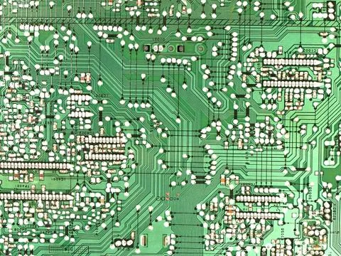 Electronic  motherboard. Stock Photos