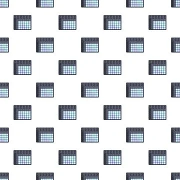 Electronic music controller creating a seamless pattern Stock Illustration