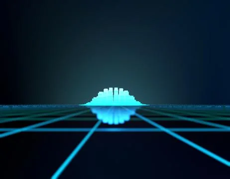Electronic network technology, data storage Stock Illustration