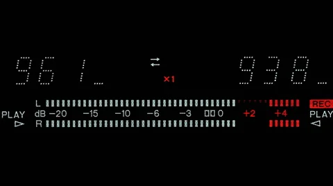 Electronic Panel Audio Record 1 Stock Footage 58798537