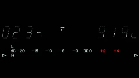 Electronic Panel Audio Record 3 Stock Footage 58798481