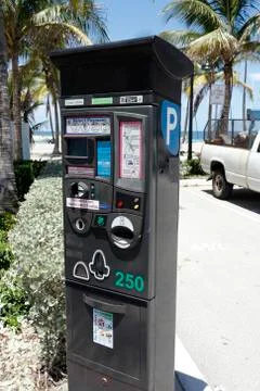 Electronic Parking Meter Stock Photos