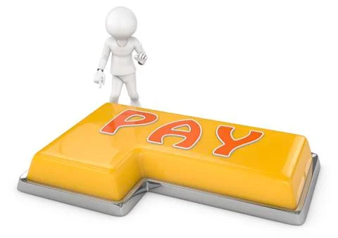 Electronic payment concept, 3D images Stock Illustration