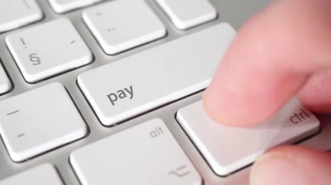 Electronic payment concept Stock Footage 54827625
