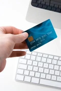 Electronic payment concept Stock Photos