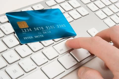 Electronic payment concept Stock Photos