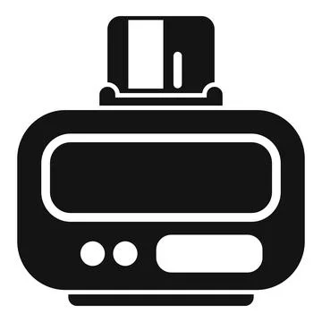 Electronic payment terminal processing credit card inserting chip Stock Illustration