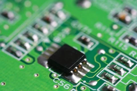 Electronic pcb background Stock Photos
