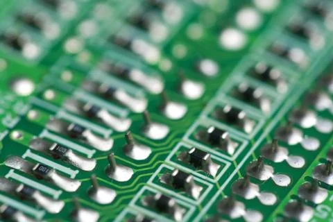 Electronic pcb background Stock Photos