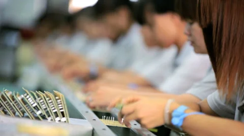 Electronic PCB boards manufactured for export, China Stock Footage 33522916